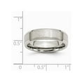 thumbnail image 3 of Bague Alliance pour Homme à Biseau en Acier Inoxydable 6 mm, Ajustement Confortable, 3 of 6