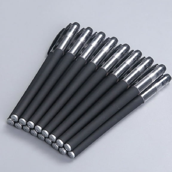 Pretyzoom 20pcs Black Ergonomic Office Writing Pens For Smooth Sketching Doodling Study Fine Tip Water Based Ink For Use