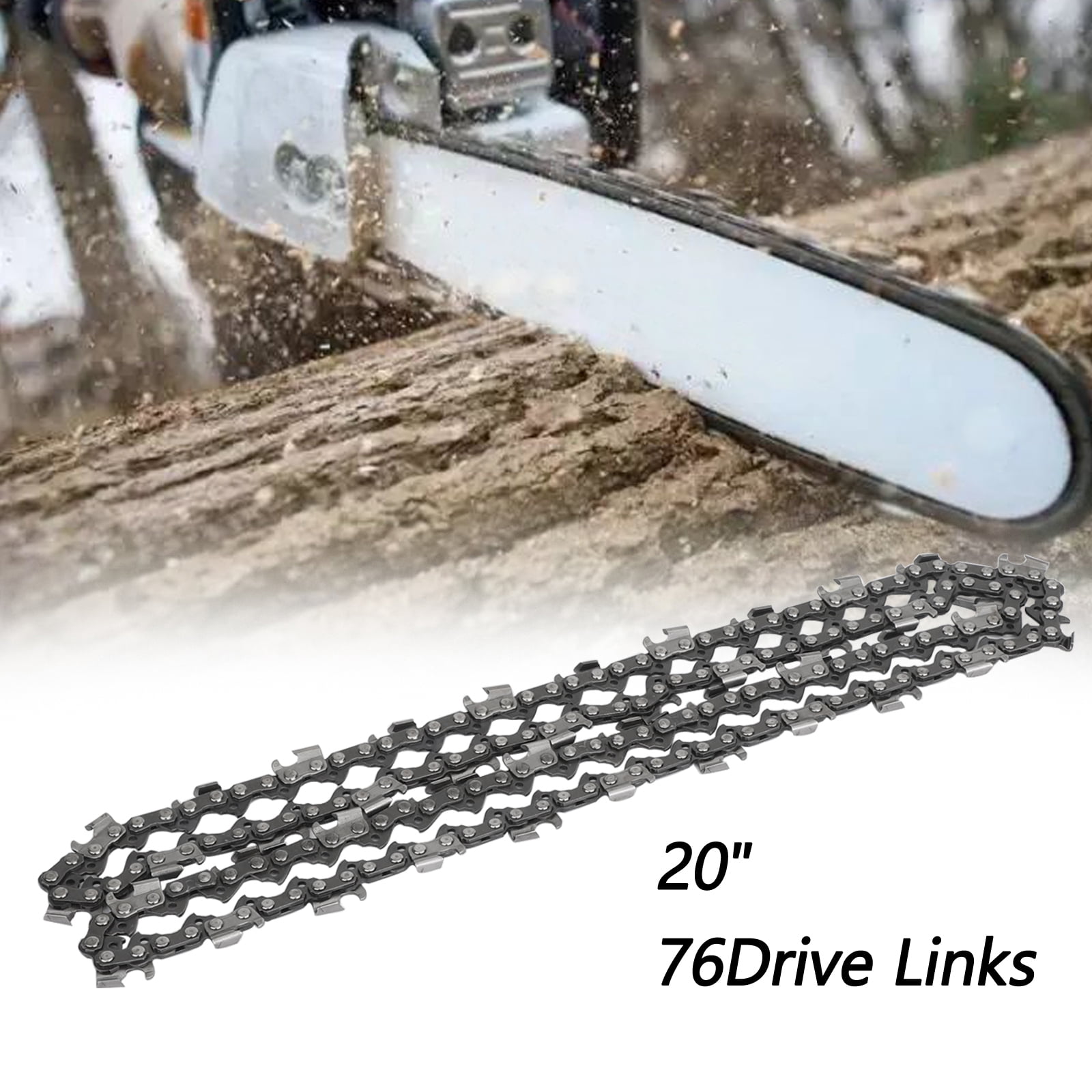 18/" Chainsaw Saw Chain Blade Pitch .325 /" 0.058 Gauge 72 Drive Links Replacement