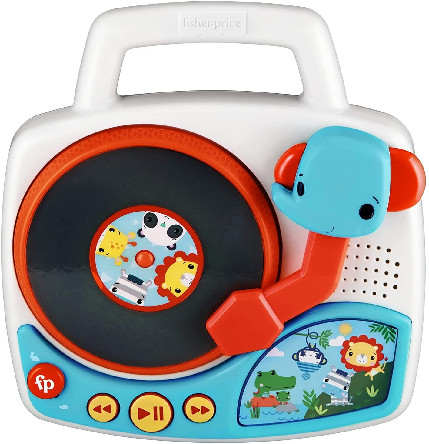 eKids Fisher Price Turntable for Toddlers with Built-in Nursery and Sound Effects for Fans of Fisher Price Toys - Walmart.com