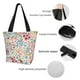 thumbnail image 4 of Balery Trendy Floral Design Bolsa de Hombro con Diseño, Bolsa Grande y Duradera, Bolsa Versátil para Compras, 4 of 6
