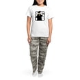 thumbnail image 4 of CafePress - Graduate Receiving Diploma Graduation Pajamas - Women's Short Sleeve Print T-Shirt and Pants Light Cotton Pajama Set, 4 of 7