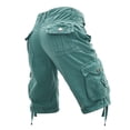 thumbnail image 4 of hotojiny Men's Cargo Shorts Vintage Streetwear Lightweight Outdoor Hiking Work Shorts Straight Leg Casual Shorts for Travel Fishing, 4 of 6