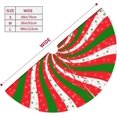 thumbnail image 4 of Easter Eggs Colorful Flowers 36 Inch Christmas Tree Skirt Round Winter Snow Suitable for Christmas Xmas Halloween Holiday Party Decor Decoration Occasion, 4 of 6