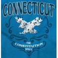 thumbnail image 2 of Connecticut Pride Cute Floral Eagle Women's Graphic T Shirt Tees Brisco Brands 2X, 2 of 6