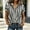 *Black, variant on ClodeEU Women's Striped V Neck Short Sleeve Blouse,Casual Twist Hem Knotted Shirt for Summer Black,Women's Plus L