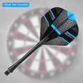 thumbnail image 4 of Uxcell Standard Dart Flights, 15 Pack Flights Honeycomb Pattern Pattern, Blue, 4 of 5