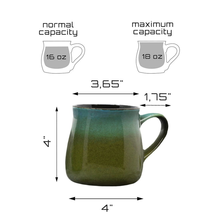Large Coffee Mug Pottery Soup Mug Stoneware Coffee Mug 