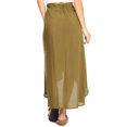 thumbnail image 3 of Falda Envolvente Mujer Larga Ligera Casual Olivo Cómoda verde M Incógnita 330676, 3 of 4