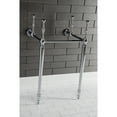 thumbnail image 4 of Kingston Brass VPB30161 Brass Console Wall Mount Sink Legs, Polished Chrome, 4 of 7