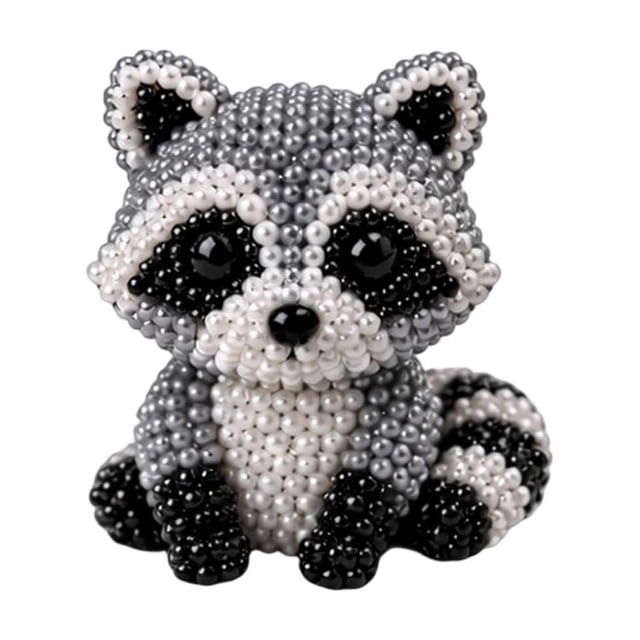 CQCYD Beading Craft Kit, Animal Theme Jewelry Making Set, Colorful Acrylic Beads and Instructions, Beginner-Friendly Beading Craft Kit for DIY Handmade Decorations and Gift