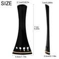 thumbnail image 1 of Shisuyan Tailpiece For Full Violin: 4/4 Wood String Panel With Precision Tuning - Solid Wood Tailpiece For Replacement Performance, 1 of 8