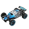 thumbnail image 2 of ​1:20 Scale RC Drift Car w/Suspension - 15km/h Speed, 2.4G Remote & USB Rechargeable - 800mAh LiPo Battery Age 8+ Blue, 2 of 4