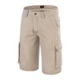 thumbnail image 2 of Krumba Men's Cotton Pigment Dyeing Outdoor Casual Cargo Shorts Khaki Size 36, 2 of 9