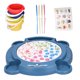 thumbnail image 4 of Juguete De Juego De Pesca, Melody Juguete De Pesca Giratorio De Alta Sensibilidad Plástico Para Juegos De Mesa Para Niños Mayores De 3 Años Para Niños Pequeños Juguetes De Vacaciones OTVIAP Azul, 4 of 8