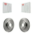 thumbnail image 1 of CMX Front Disc Brake Rotors Pair for Car Ford Escape Mazda Tribute Mercury Mariner K8-100165, 1 of 8