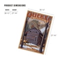 thumbnail image 2 of Lantern Press 1000 Piece Jigsaw Puzzle, Quebec, Canada, Sugar Shack, 2 of 5