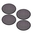 thumbnail image 1 of AURARMLET 4Ud Abanicos Plegables Redondos Negros Para Y Festivales Con Durable Y, 1 of 8