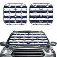 thumbnail image 2 of Daiia Anchors 2PCS Car Windshield Sun Shade, Foldable Sun Shield for Car Front Window, Auto Sun Blocker Visor Protector Universal for Truck SUV Pickup-Medium, 2 of 7