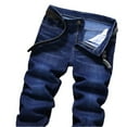 thumbnail image 6 of APEXFWDT Men's Skinny Denim Jeans Pants Slim Fit Stretch Comfy Fashion Jeans for Men Big and Tall Ripped Tapered Jeans Pants, 6 of 8