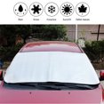 thumbnail image 5 of EARKITY Car Windshield Snow Cover, Universal Fit Car Windshield Cover for Ice Snow, Winter Frost Protection for Any Weather, Windscreen Covers, Front Window Automotive Covers for Car SUV Trucks, 5 of 5