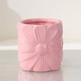 thumbnail image 4 of USUERY Ceramic Flower Makeup Brush Organizer Toothbrush Holder Pen Pencil Cup For Home Bathroom Decor Desk, 4 of 9
