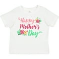 thumbnail image 3 of Inktastic Happy Mothers Day with Flowers Boys or Girls Toddler T-Shirt, 3 of 5