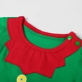 thumbnail image 5 of BULLPIANO Newborn Baby Santa Claus Outfits Toddler Boys Girls Christmas Cosplay Romper Bodysuit + Xmas Cap Hat 0-18 Months, 5 of 10