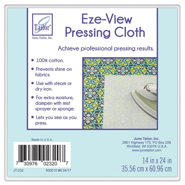 Paño de prensa June Tailor Eze-View, 100% algodón, 35 x 60 cm