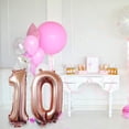 thumbnail image 3 of Decoración De Aniversario De 10 Años, Globos De Fiesta Globos De Números De 10 Años Globos De Números Para El Décimo Aniversario De Bodas Decoración De Fiesta De Cumpleaños Helio, 3 of 4