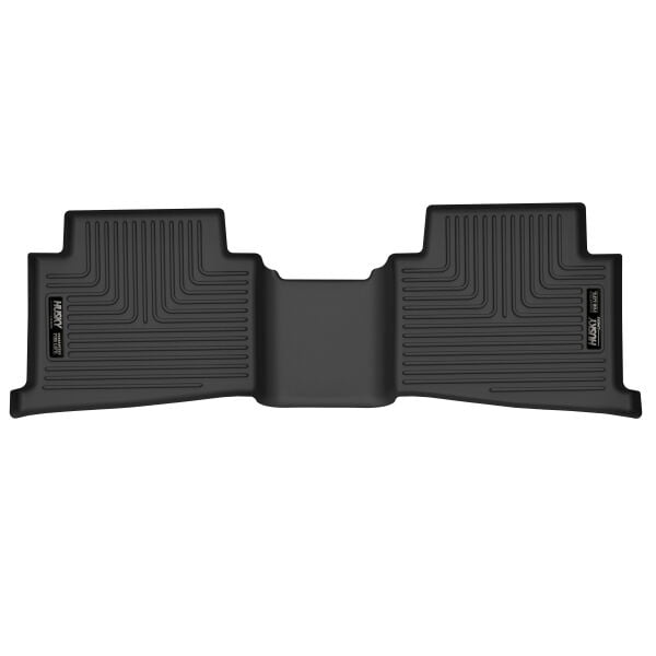 Convient 2020-2022 Lincoln Corsair Husky Liner Revêtement de Sol 55851 X-act Contour; Ajustement Moulé; Crête Surélevée; Noir; Élastomère Thermoplastique; 1 Pce