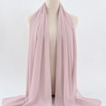 thumbnail image 3 of Women Solid Chiffon Hijab, Long Flowy Modest Head Wrap Scarf, 3 of 3