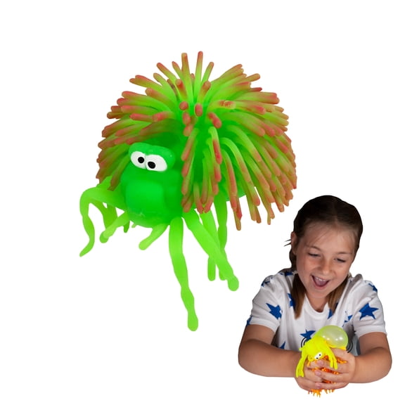 Stretchispider from Deluxebase. Mega Stretchy Spider Anxiety Relief Toys. Great Colourful Calming Anti Stress Toys and Fidget Toys for Adults and Kids