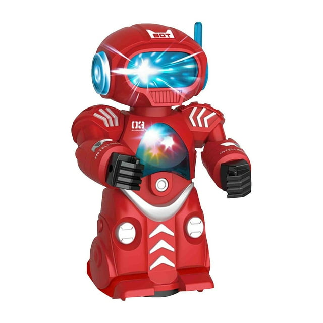 Robot de juguete HUOGUO eléctrico universal mecánico con luz de 20 cm