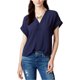 thumbnail image 1 of Lucky Brand Blusa de punto simple para mujer, azul, mediana, 1 of 1