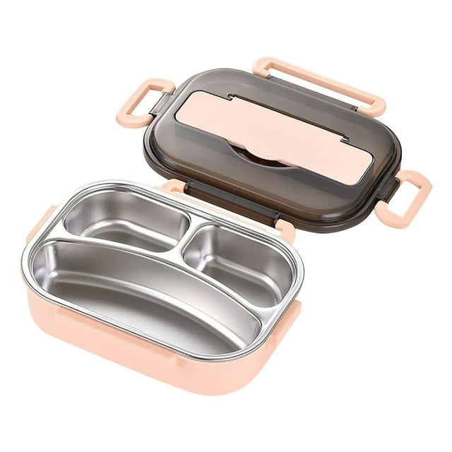 GUANGHONG Stainless Steel Split Fast Food Bento Box Insulation Bento Box High-Grade Stainless Steel Liner Box