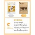 thumbnail image 6 of Hiipoo Sublimation Paper 8.5x14 Inch, Work with Sublimation Ink and Sawgrass Inkjet Printers for Mugs T-Shirts Light Fabric and Other Sublimation Blanks (110 Sheets, 120G), 6 of 7