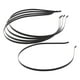thumbnail image 1 of Diadema de acero inoxidable Hugo 5 uds 5mm negro Diademas lisas, 1 of 10
