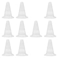 thumbnail image 3 of DYNWAVECA 10 Pcs Cônes de Pot de Fleurs avec Joints de Grille Inférieure pour Usage Extérieur Intérieur 10cm, 3 of 10