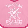 thumbnail image 4 of Inktastic Ocean is Calling Cute Nautical Octopus Boys or Girls Baby Bib, 4 of 4