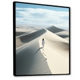thumbnail image 2 of Designart "Coastal Reverie Beach Photo I" Portrait Floater Framed Wall Decor, 2 of 7