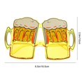 thumbnail image 2 of 3 Pcs Creative Photo Props Crafted Eyeglasses Funny Beer Mug Party Costumes, 2 of 4