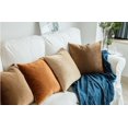thumbnail image 4 of Juego de 2 fundas de almohada decorativas rectangulares de terciopelo acogedor para sofá y cama, 12 x 20 pulgadas, 4 of 5