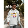 thumbnail image 2 of Japanese Emoji Icons - Cute Cultural Set Graphic Youth's Hoodie, 2 of 4