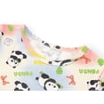 thumbnail image 2 of Beezizac Girls' Short Sleeve Pajama Set Cotton Slim Fit All-Over Cute Pandas Print Soft Kids Sleepwear Size 8, 2 of 7
