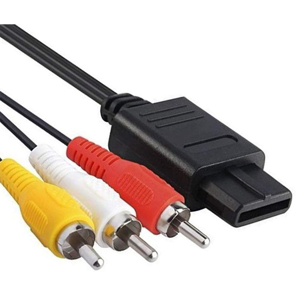Wiresmith Standard Av Composite Cable for Nintendo N64 Gamecube Snes
