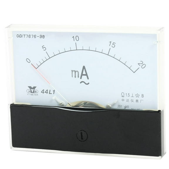 Unique Bargains Analog Panel Ammeter  0 - 20mA Measuring Range 1.5 Accuracy 44L1