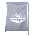 thumbnail image 2 of Camping Cotton Drawstring Backpack for Birthday parties and Summer Camp, 2 of 2