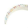 thumbnail image 7 of Unique Bargains Crystal Headband Rhinestone Hairband for Women 1.2 Inch Wide 1 Pcs Pearl White, 7 of 7