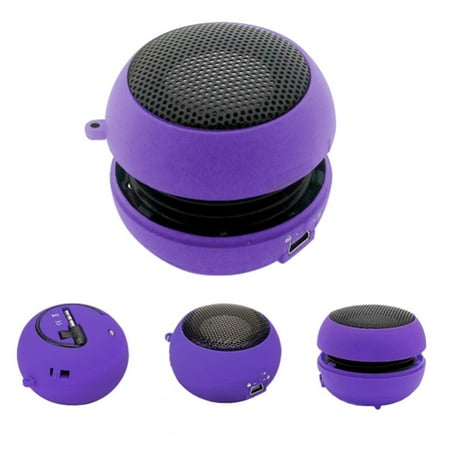 Portable Wired Speaker Audio Multimedia Rechargeable Purple G5V for Samsung Galaxy Tab E NOOK 9.6 (SM-T560) Grand Prime Active Pro S3 9.7, S7 Active, A 9.7 8.0 (2019) 10.1 (2019), J3